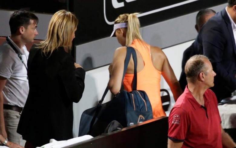 Sharapova Denied French Open Wild Card and Receives a thigh Injury in Rome