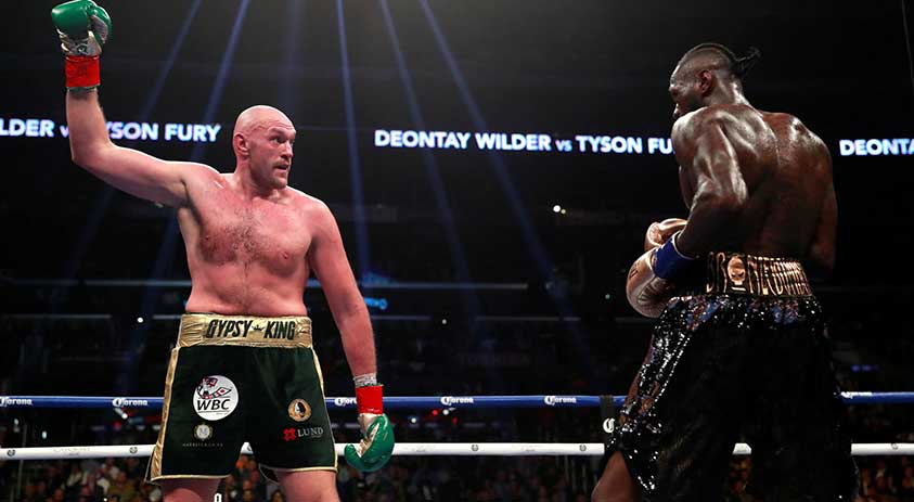 Sportsbook Boxing News – Tyson Fury Wins in Rematch against Deontay Wilder