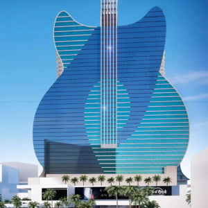 Hard Rock International Unveils their Vision for the Mirage with a Guitar-Shaped Hotel